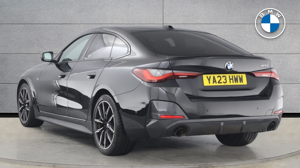 BMW 4 Series Gran Coupe 2.0 420I M Sport Euro 6 Ss Black #2