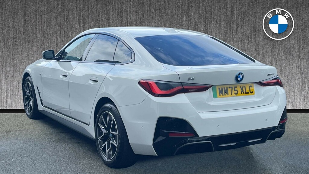 BMW i4 35 70.2Kwh M Sport Gran Coupe Edrive White #2