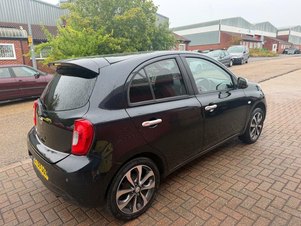 Nissan Micra 1.2 N-tec Euro 6 Black #6