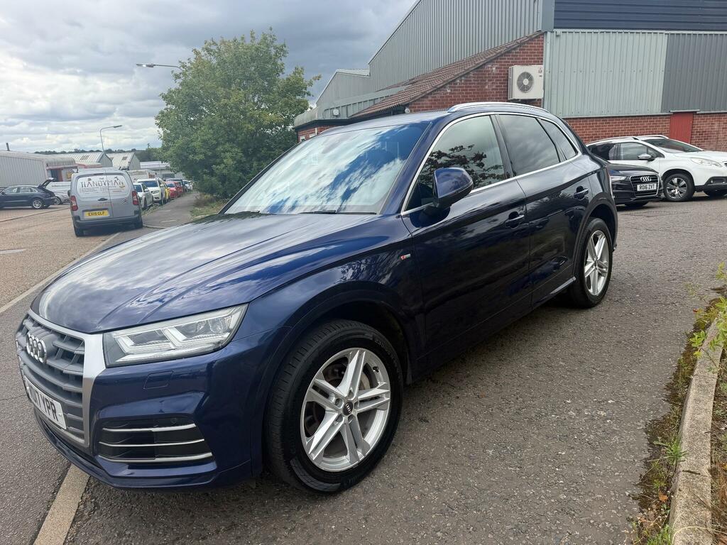 Audi Q5 2.0 Tdi S Line S Tronic Quattro Euro 6 Ss Blue #3