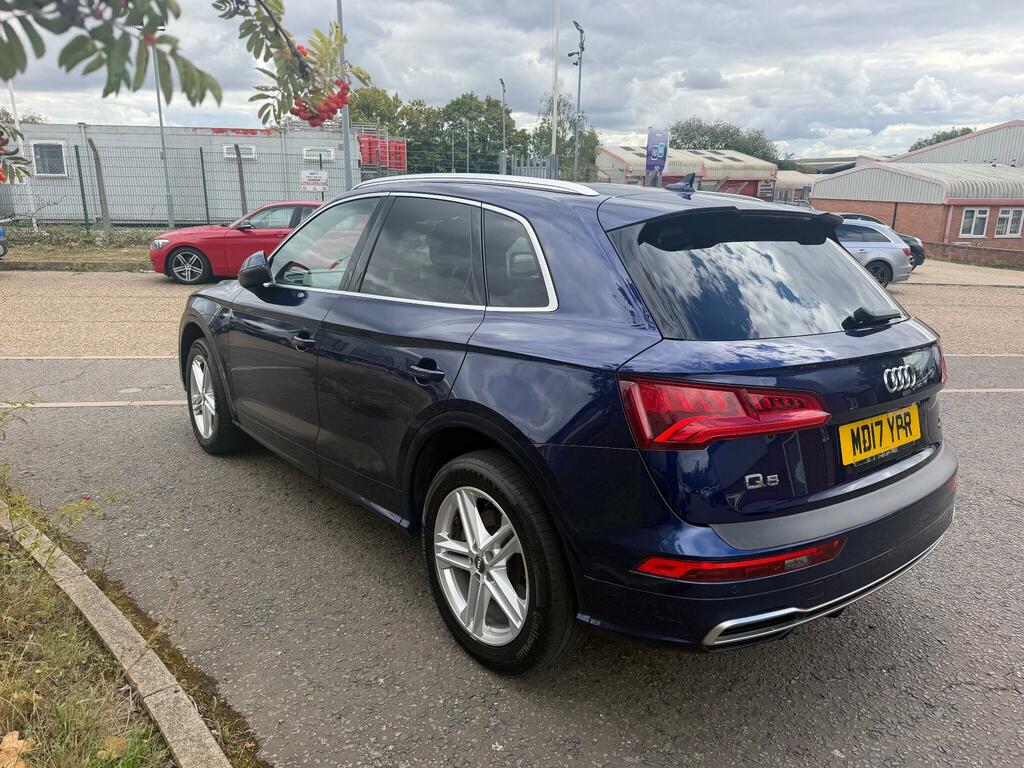 Audi Q5 2.0 Tdi S Line S Tronic Quattro Euro 6 Ss Blue #4