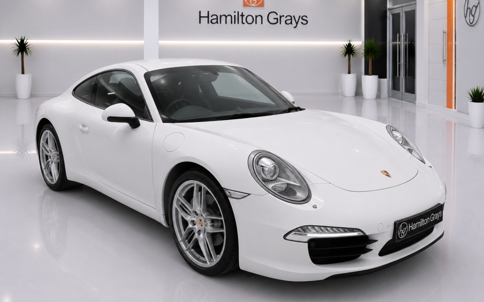 Porsche 911 Coupe Silver #18