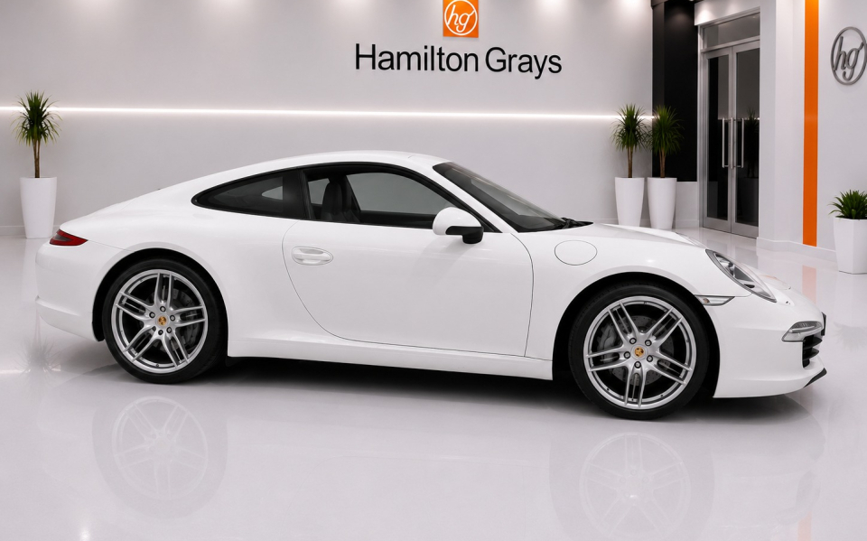 Porsche 911 Coupe Silver #14