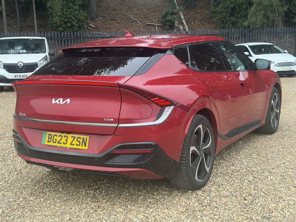 Kia EV6 Hatchback Red #3