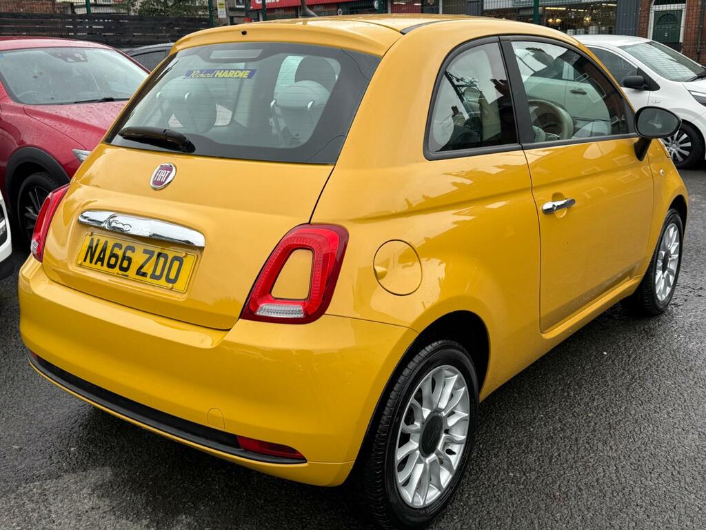 Fiat 500 Pop Star Yellow #3