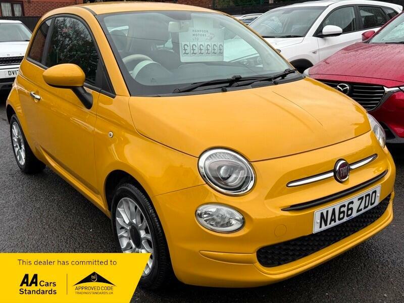 Fiat 500 Pop Star Yellow