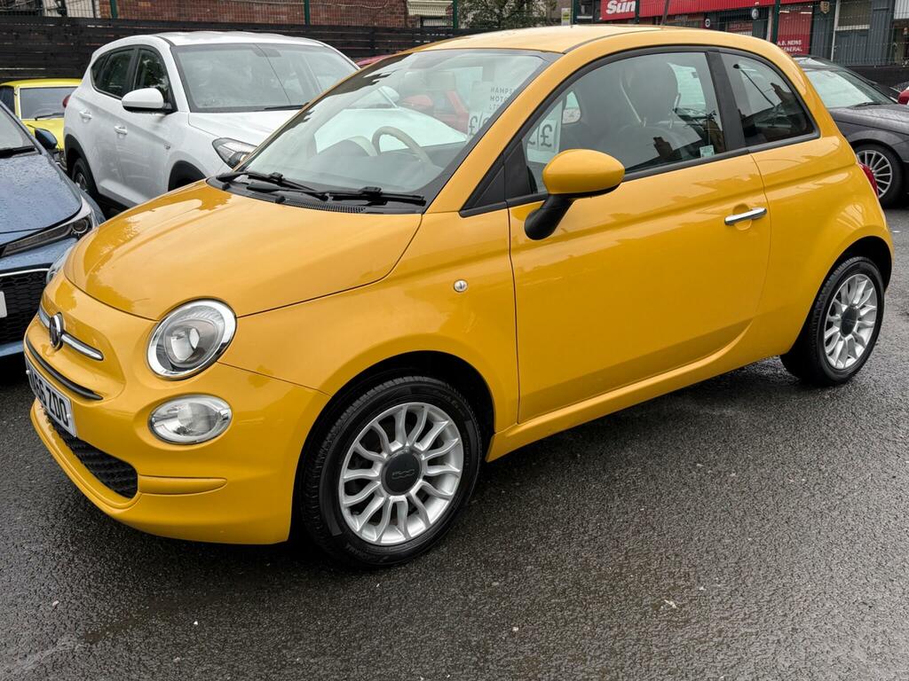 Fiat 500 Pop Star Yellow #6