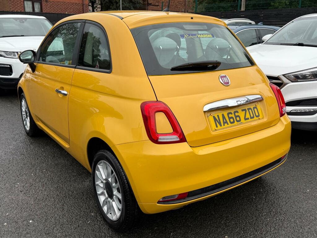 Fiat 500 Pop Star Yellow #4