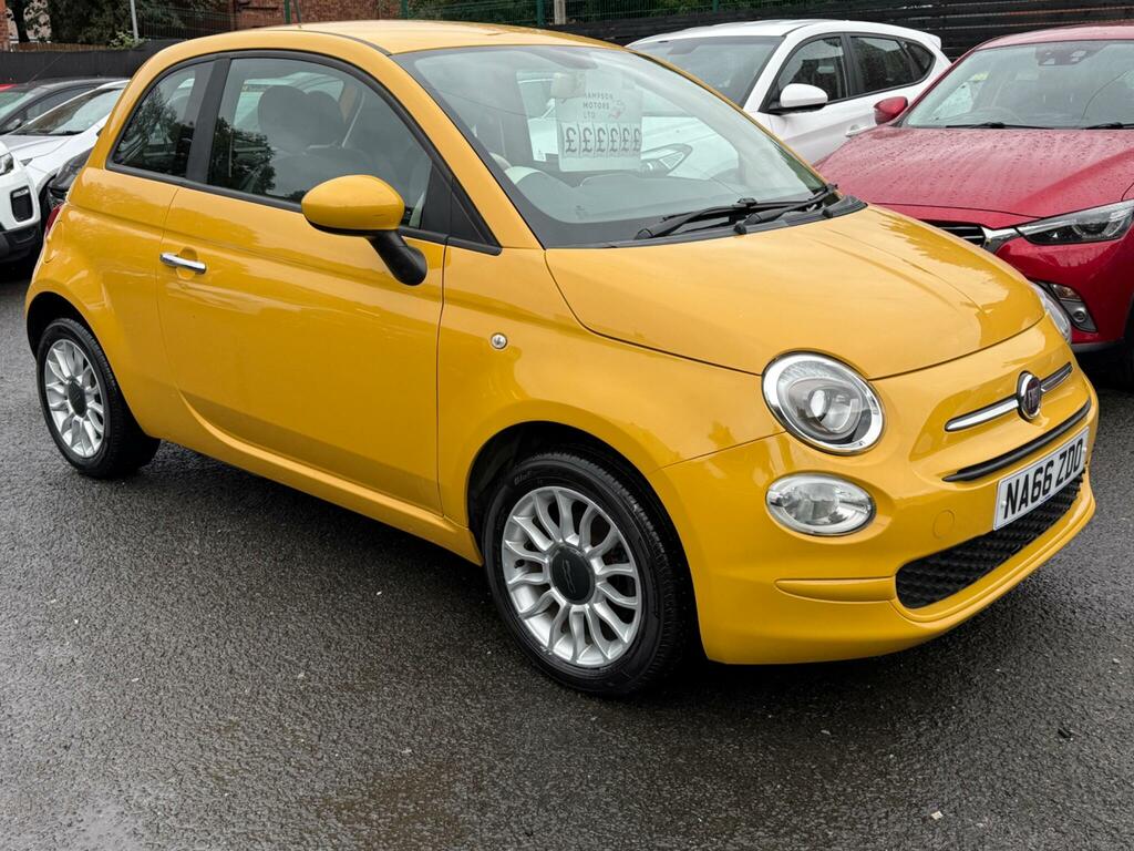 Fiat 500 Pop Star Yellow #5