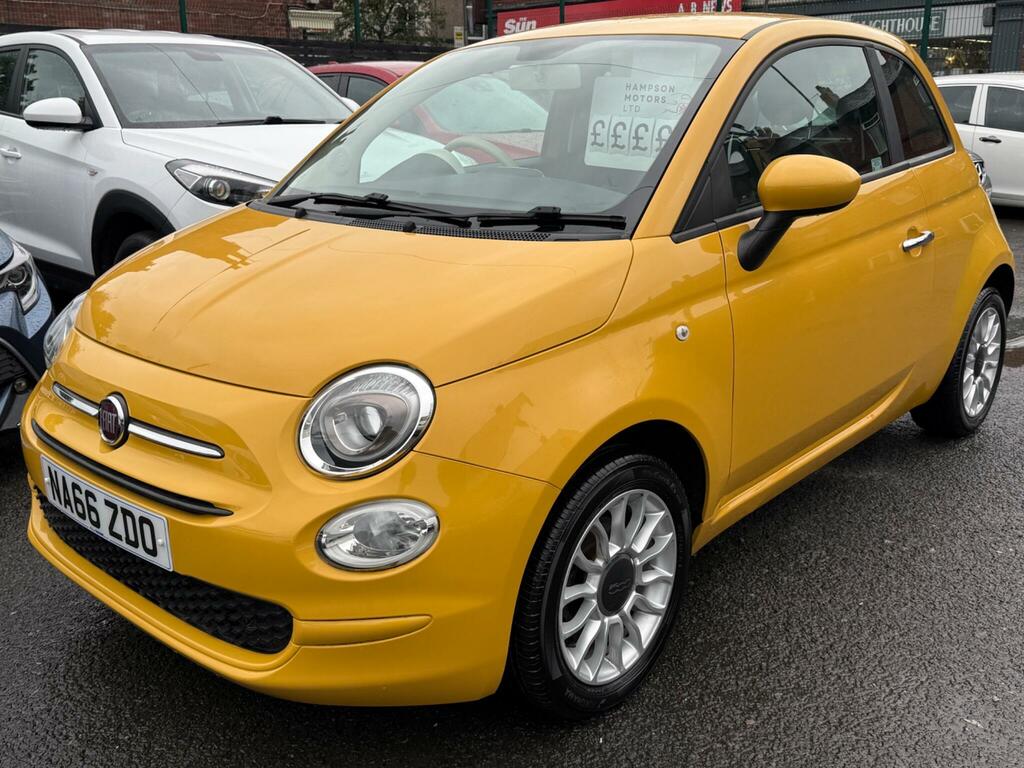 Fiat 500 Pop Star Yellow #2