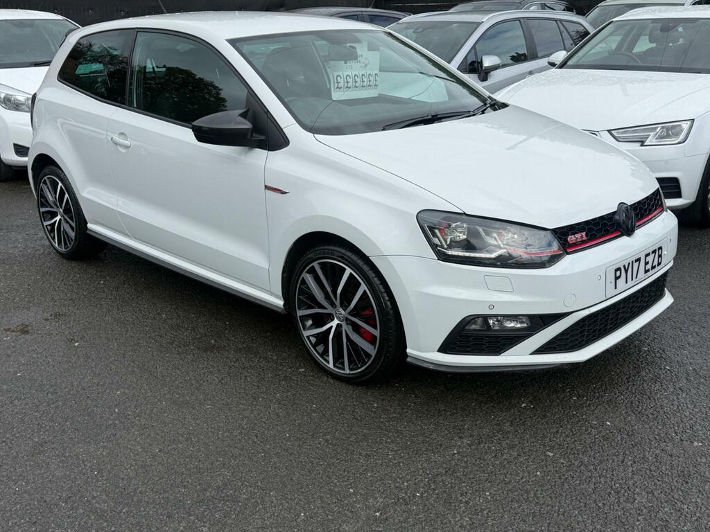 Volkswagen Polo Gti White #5