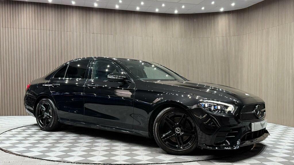 Mercedes-Benz E Class Saloon 2.0 E200h Mhev Amg Line G-tronic Euro 6 S Black