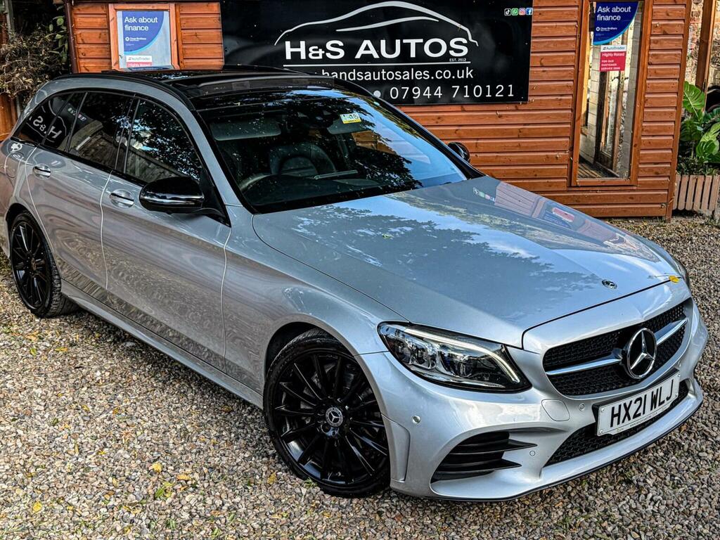 Mercedes-Benz C Class 1.5 C200 Mhev Amg Line Night Edition Premium Plus Silver #2
