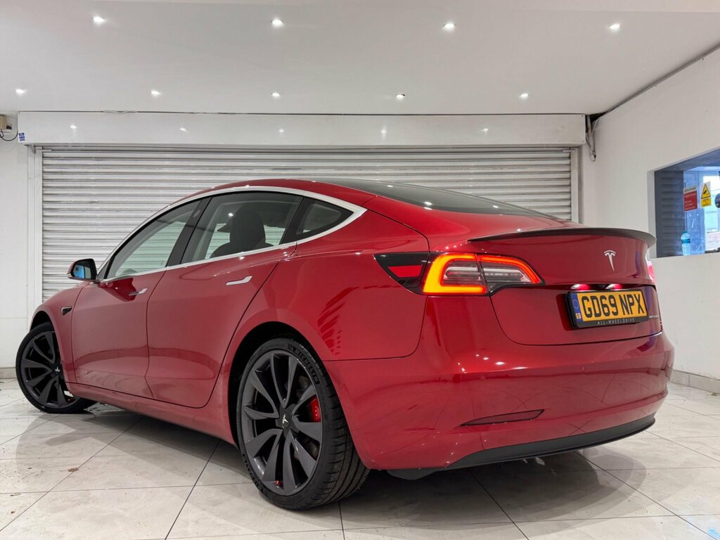 Tesla Model 3 Dual Motor Performance 4Wde Performanc Red #4