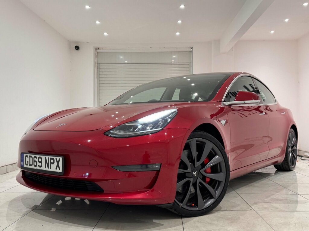 Tesla Model 3 Dual Motor Performance 4Wde Performanc Red #3