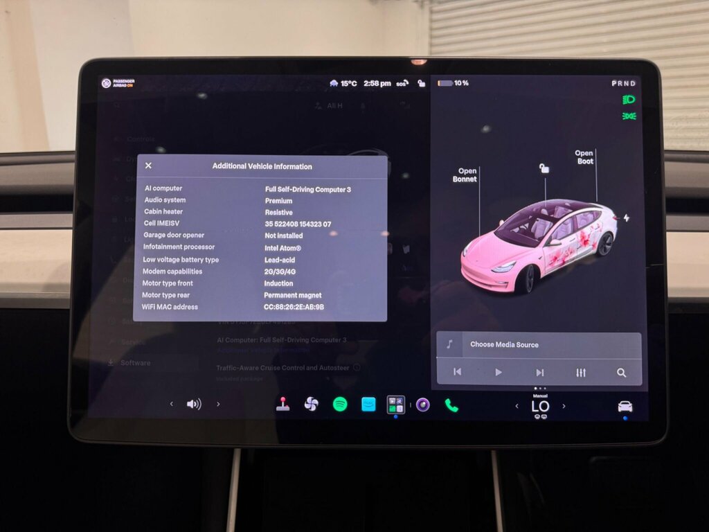 Tesla Model 3 Solddual Motor Long Range Saloon Blue #17