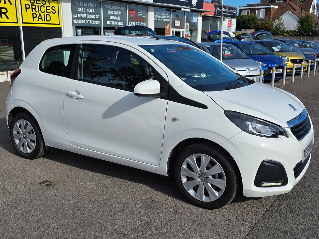 Peugeot 108 1.0 Vti Active Hatchback Euro 5 White
