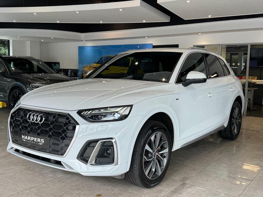 Audi Q5 2.0 Tdi 40 S Line Suv S Tronic Quattro White #5