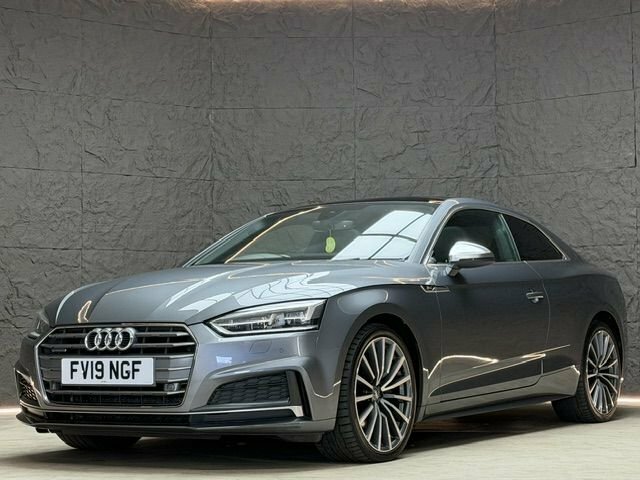 Audi A5 A5 S Line 40 Tdi Quattro FV19NGF Grey #4