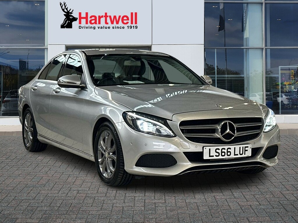 Mercedes-Benz C Class 2.1 C220d Sport Saloon 7G-tronic Euro Silver