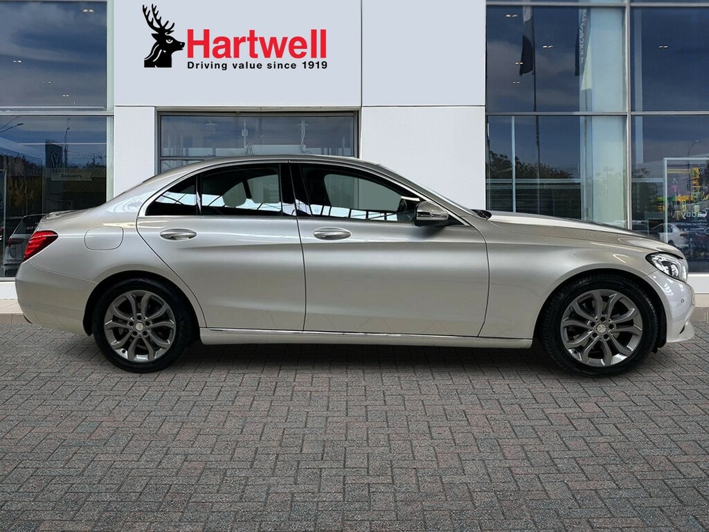 Mercedes-Benz C Class 2.1 C220d Sport Saloon 7G-tronic Euro Silver #2