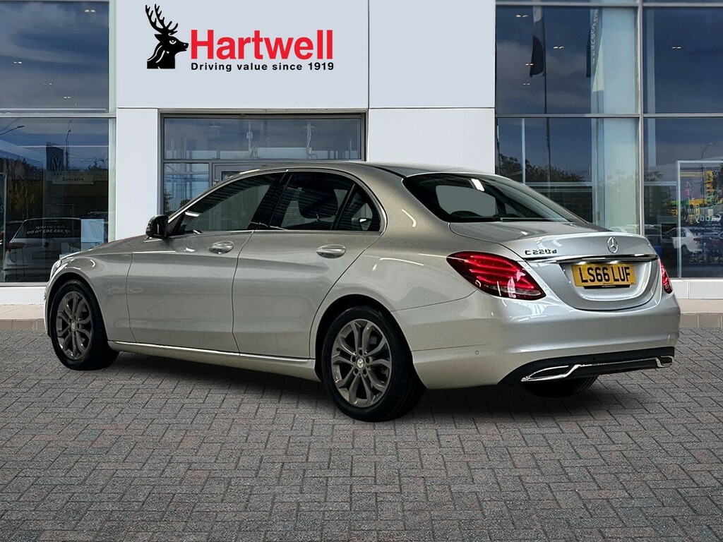 Mercedes-Benz C Class 2.1 C220d Sport Saloon 7G-tronic Euro Silver #5