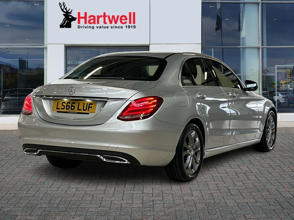 Mercedes-Benz C Class 2.1 C220d Sport Saloon 7G-tronic Euro Silver #3