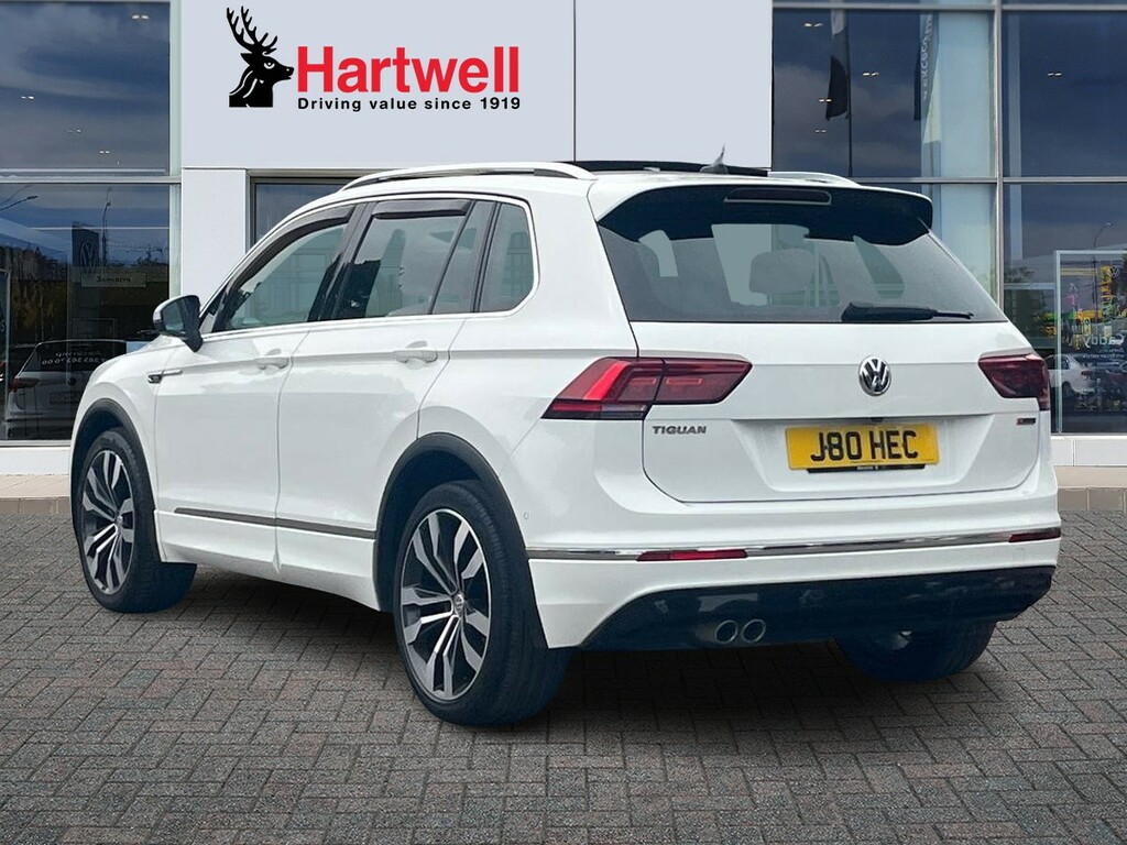 Volkswagen Tiguan 2.0 Tdi R-line Tech Suv Dsg Euro 6 Ss White #5