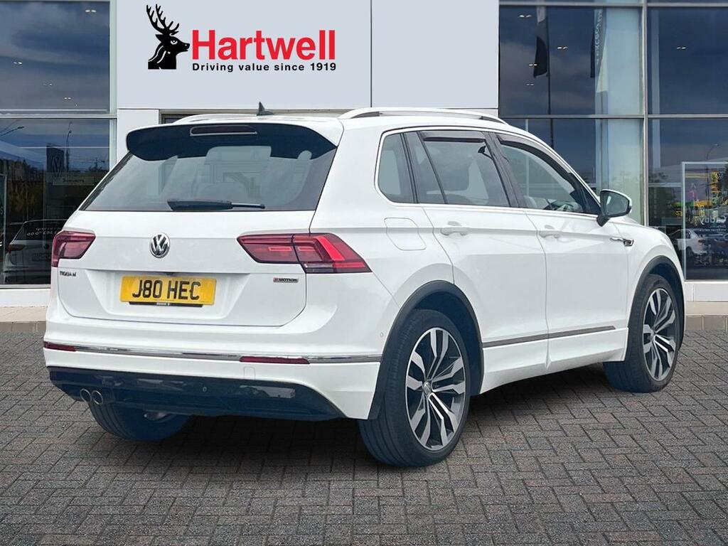 Volkswagen Tiguan 2.0 Tdi R-line Tech Suv Dsg Euro 6 Ss White #3