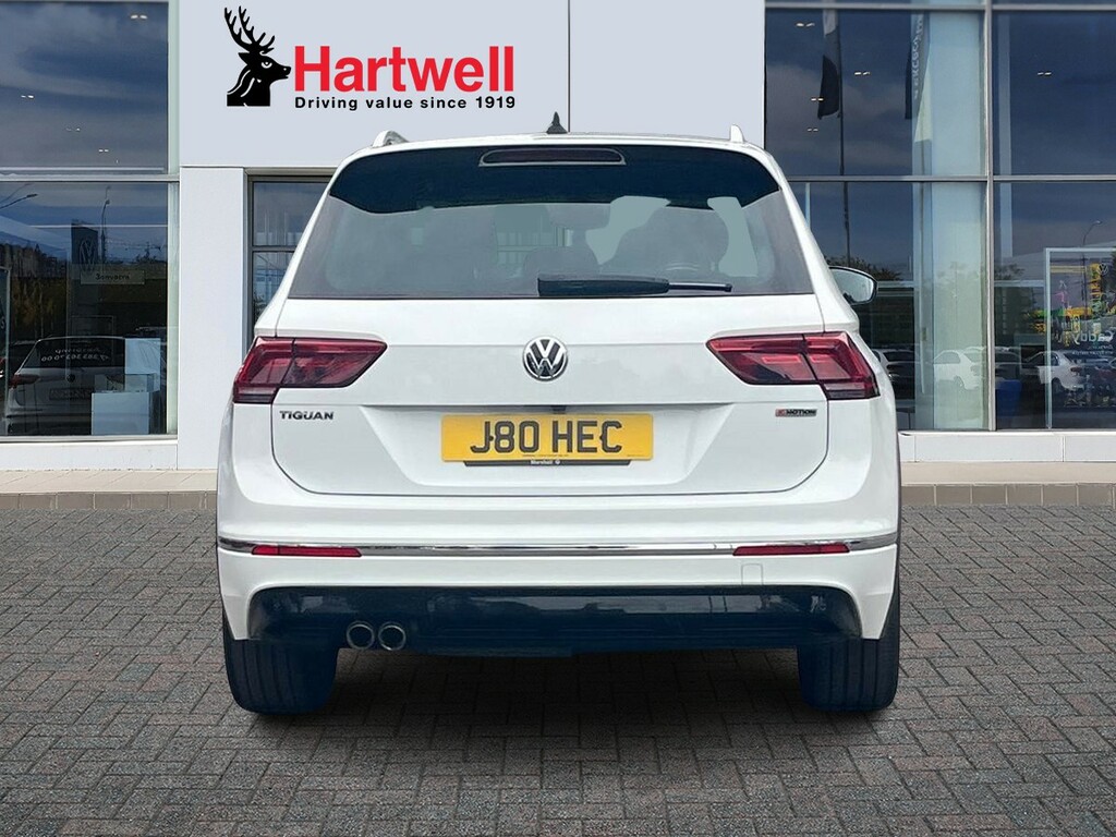 Volkswagen Tiguan 2.0 Tdi R-line Tech Suv Dsg Euro 6 Ss White #4