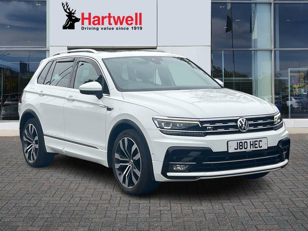 Volkswagen Tiguan 2.0 Tdi R-line Tech Suv Dsg Euro 6 Ss White