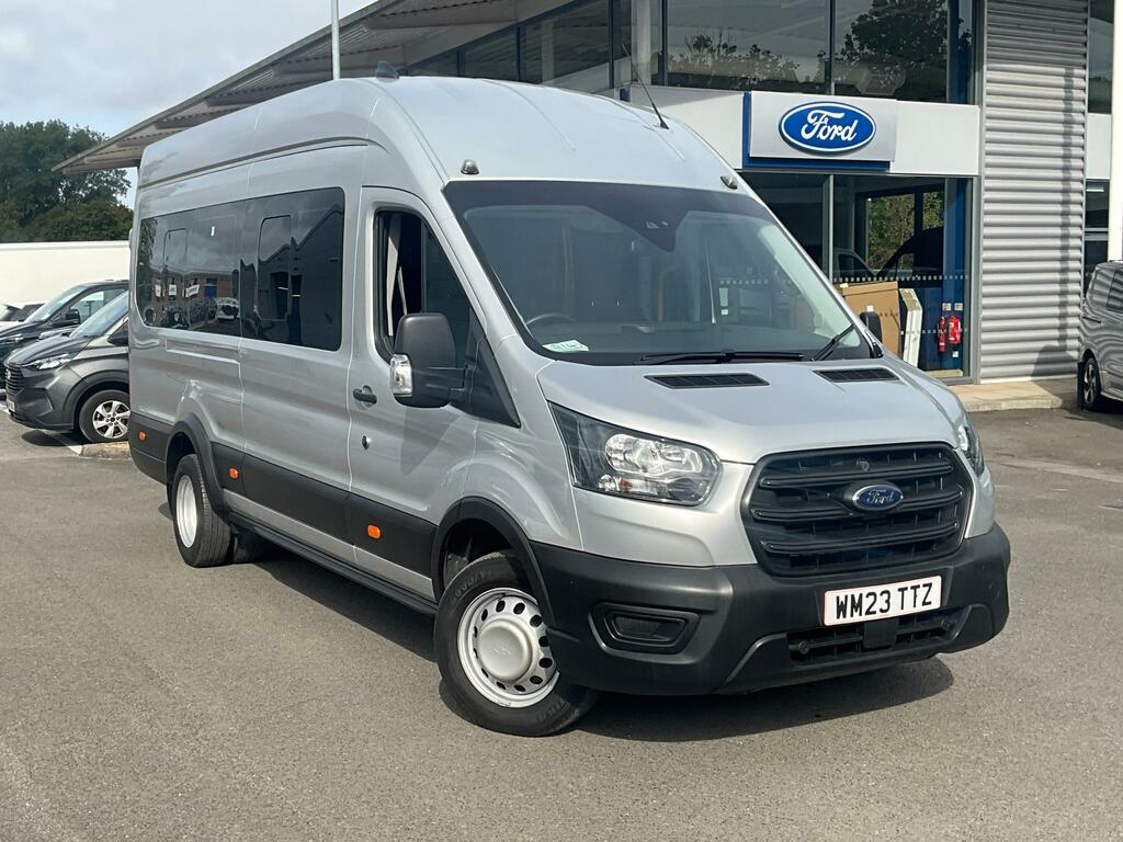 Ford Transit Custom 2.0 460 Ecoblue Leader Minibus Double Cab Dies Silver