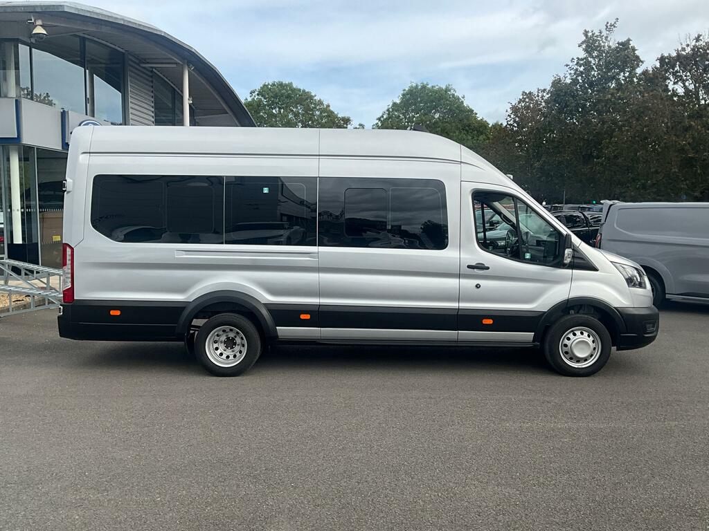 Ford Transit Custom 2.0 460 Ecoblue Leader Minibus Double Cab Dies Silver #2