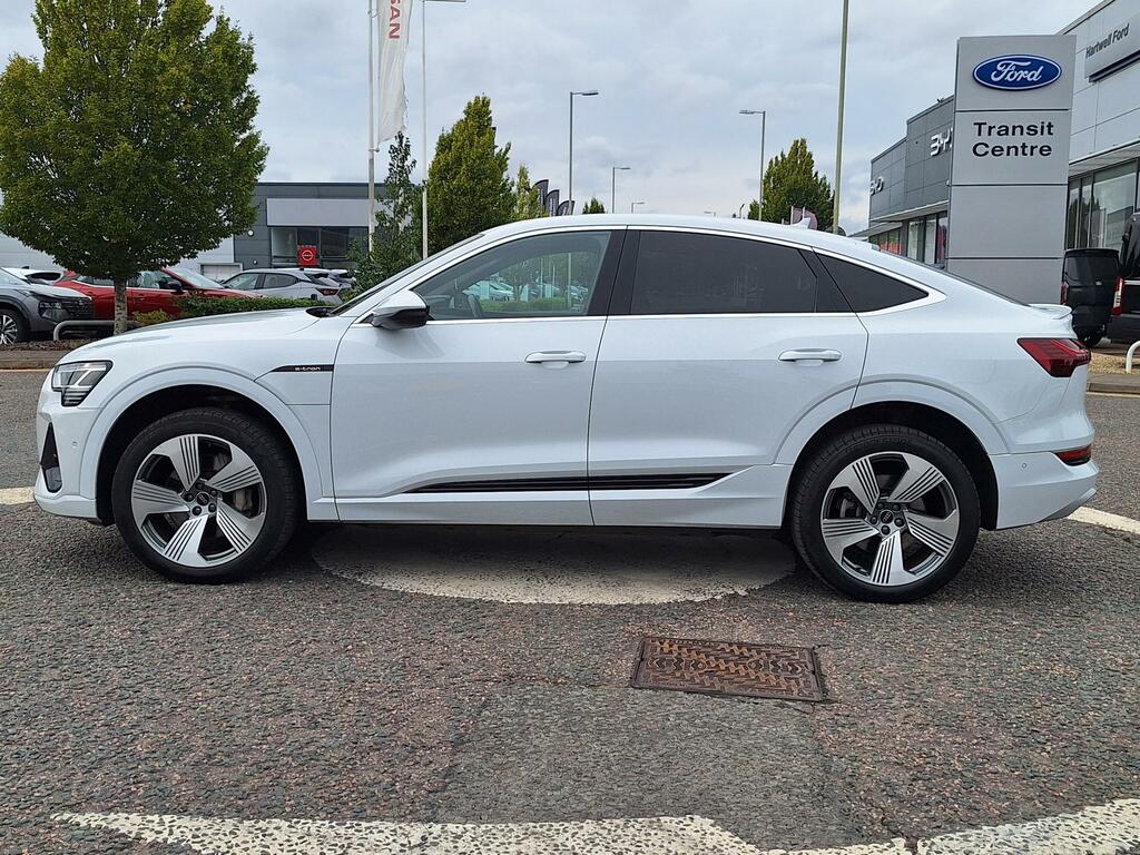 Audi E-tron 55 S Line Sportback Quattro 95Kw White #6