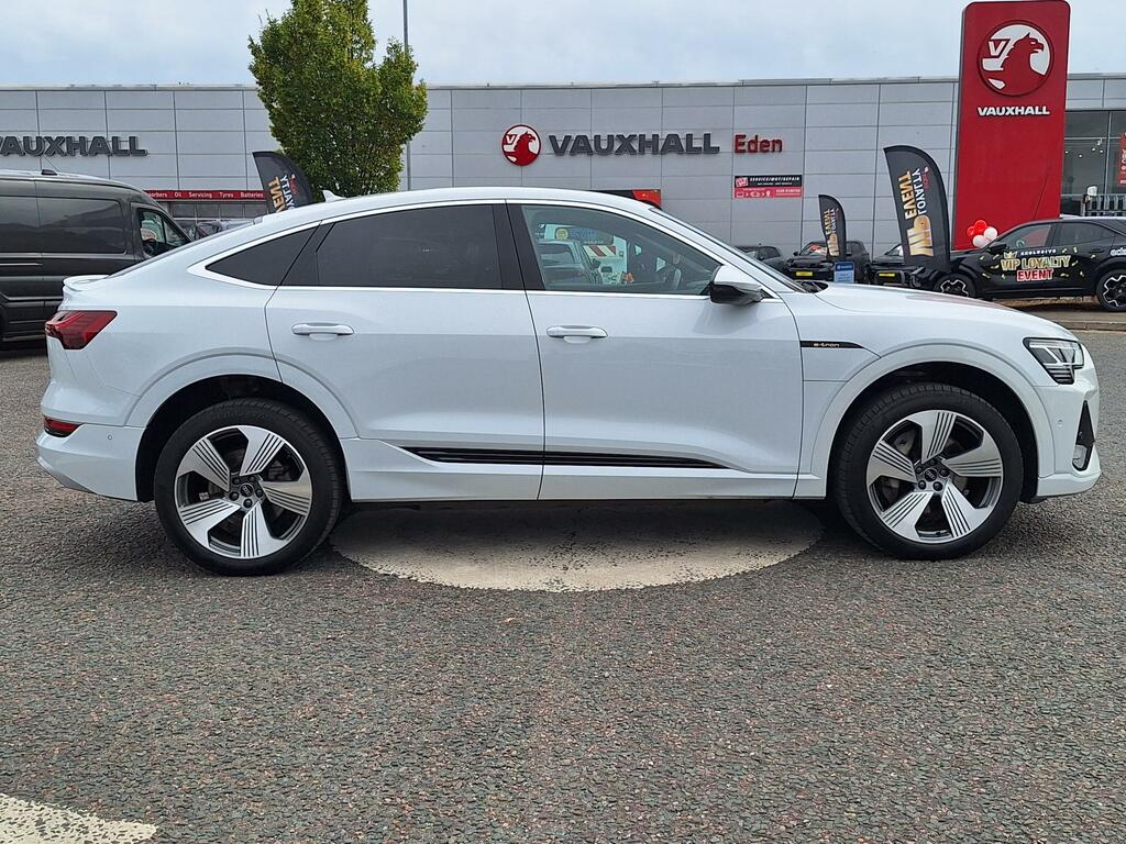 Audi E-tron 55 S Line Sportback Quattro 95Kw White #2