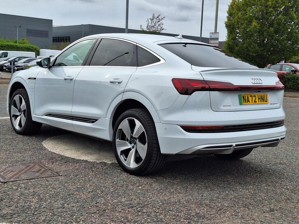 Audi E-tron 55 S Line Sportback Quattro 95Kw White #5