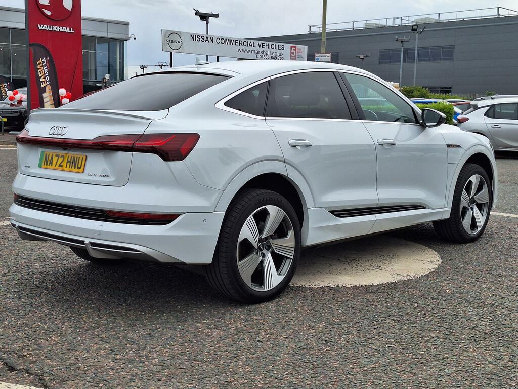 Audi E-tron 55 S Line Sportback Quattro 95Kw White #3