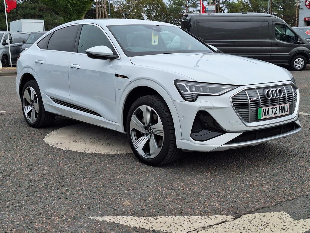 Audi E-tron 55 S Line Sportback Quattro 95Kw White