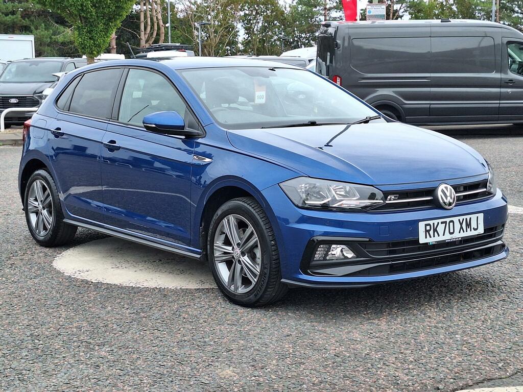 Volkswagen Polo 1.0 Tsi R-line Hatchback Dsg Euro 6 S Blue