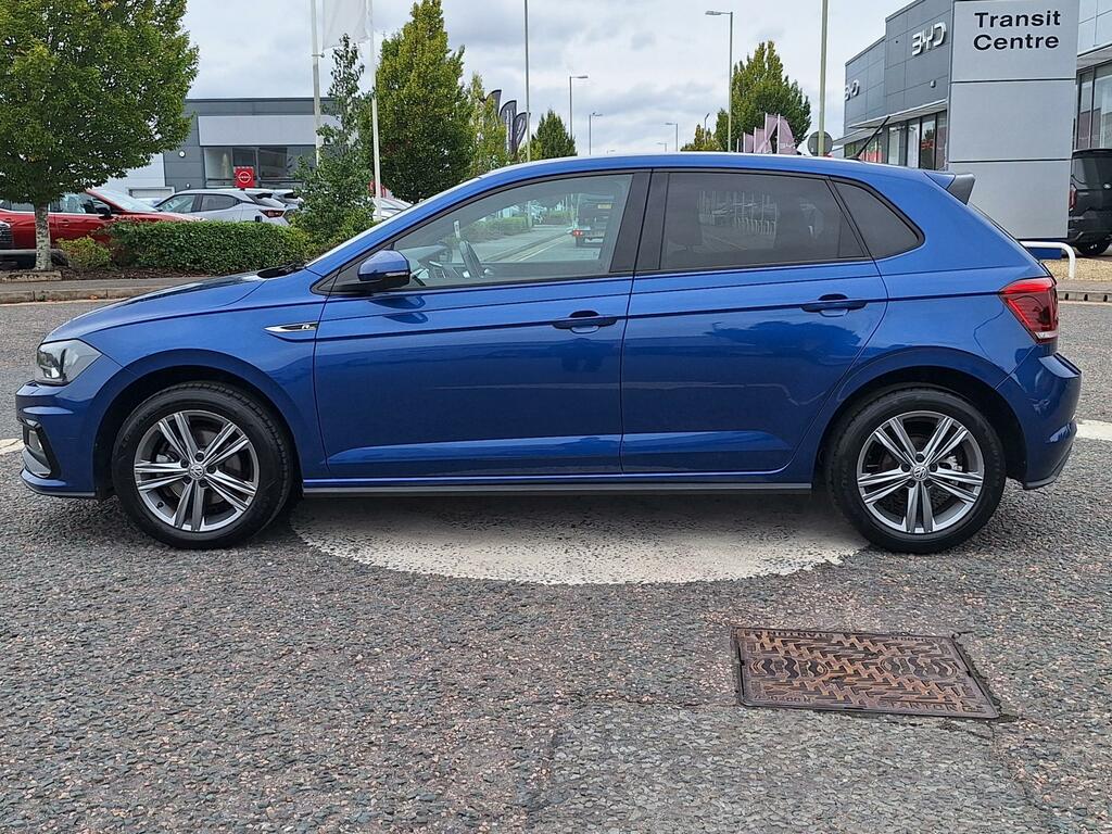 Volkswagen Polo 1.0 Tsi R-line Hatchback Dsg Euro 6 S Blue #6