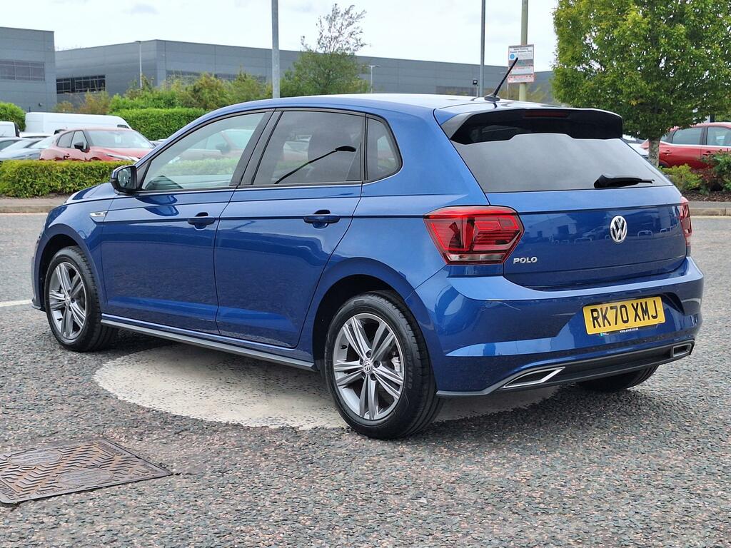 Volkswagen Polo 1.0 Tsi R-line Hatchback Dsg Euro 6 S Blue #5
