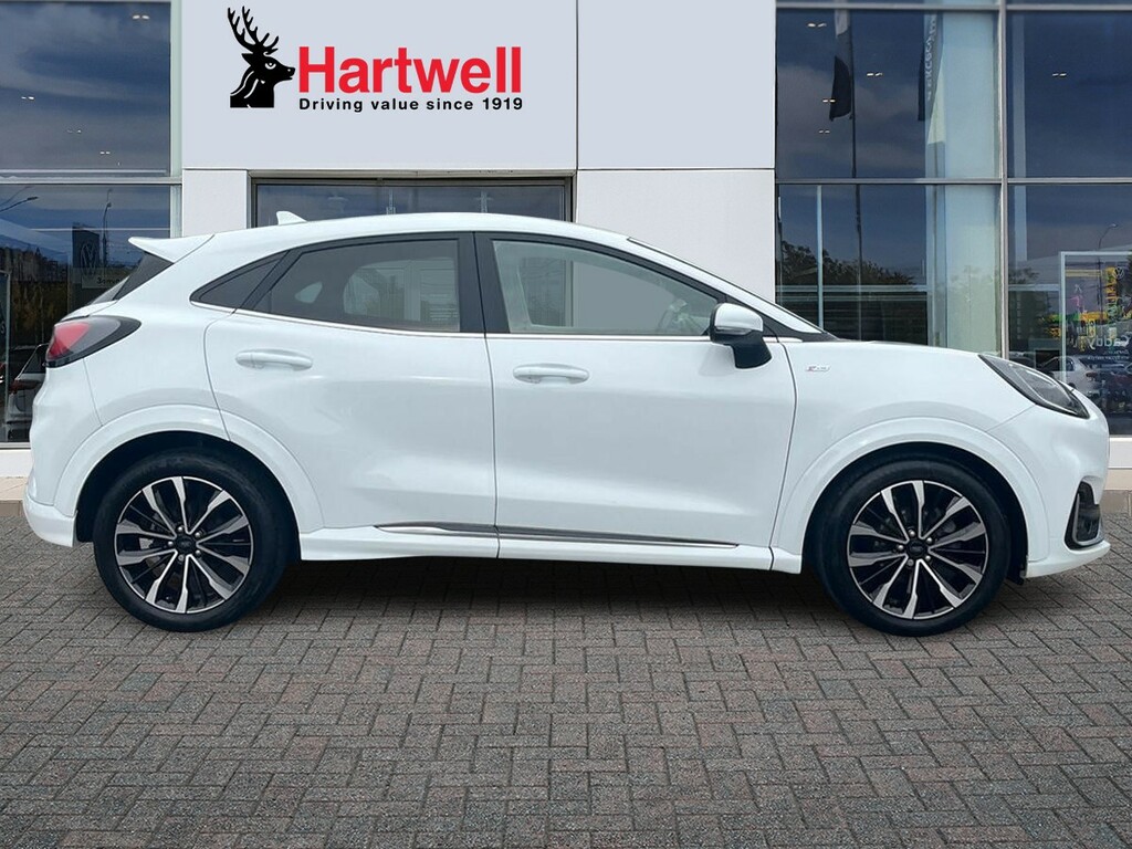 Ford Puma 1.0T Ecoboost Mhev St-line Vignale Suv White #2