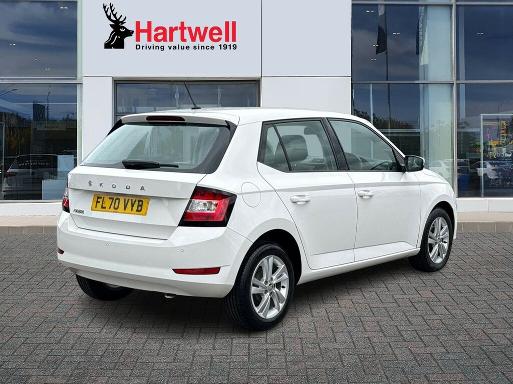 Skoda Fabia 1.0 Se Hatchback Euro 6 Ss 6 White #3