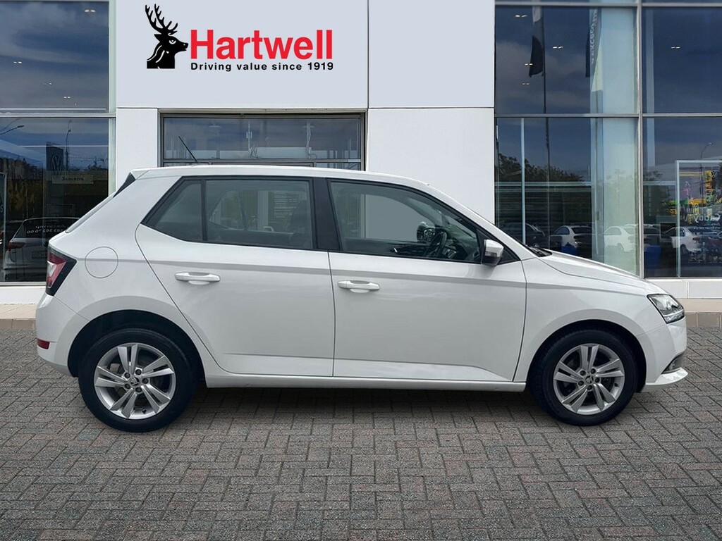 Skoda Fabia 1.0 Se Hatchback Euro 6 Ss 6 White #2