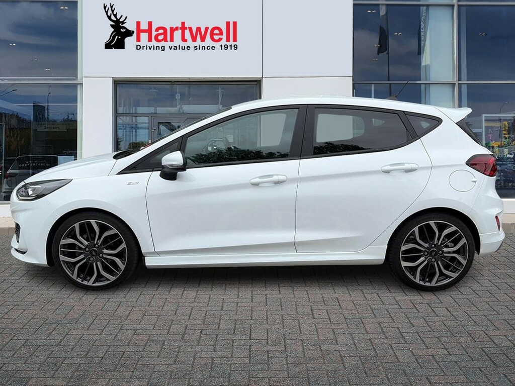 Ford Fiesta 1.0T Ecoboost Mhev St-line X Edition Hatchback White #6