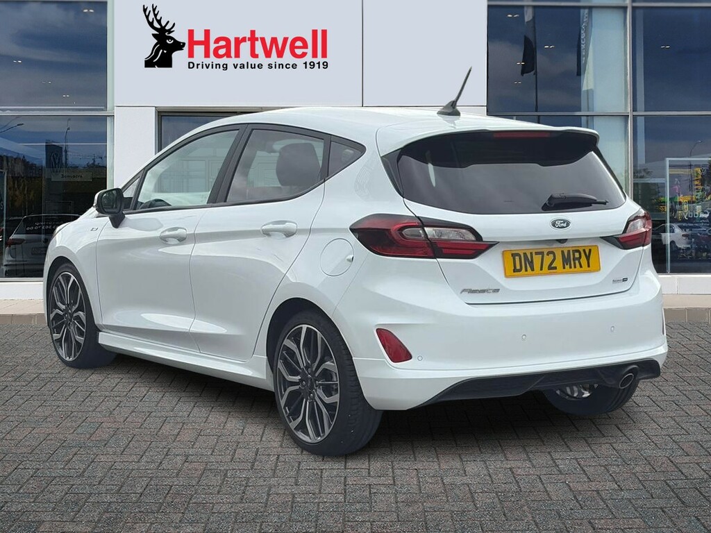 Ford Fiesta 1.0T Ecoboost Mhev St-line X Edition Hatchback White #5