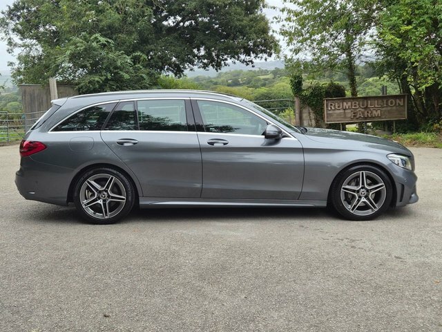 Mercedes-Benz C Class 2019 2.0 C220d Amg Line Premium Estate Diese Grey #6