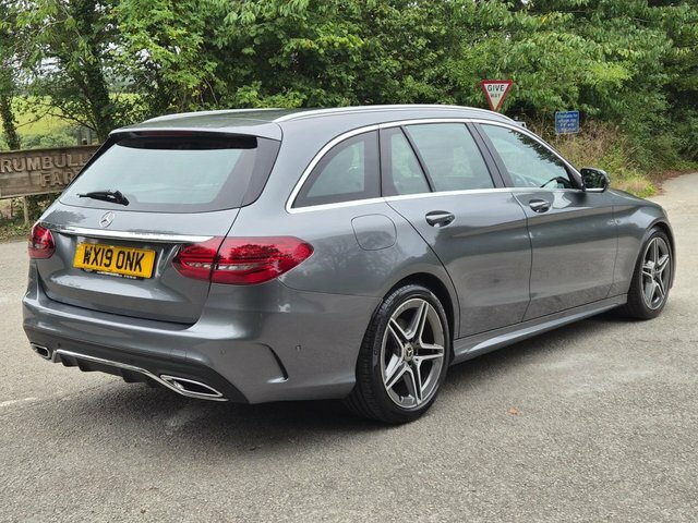 Mercedes-Benz C Class 2019 2.0 C220d Amg Line Premium Estate Diese Grey #4