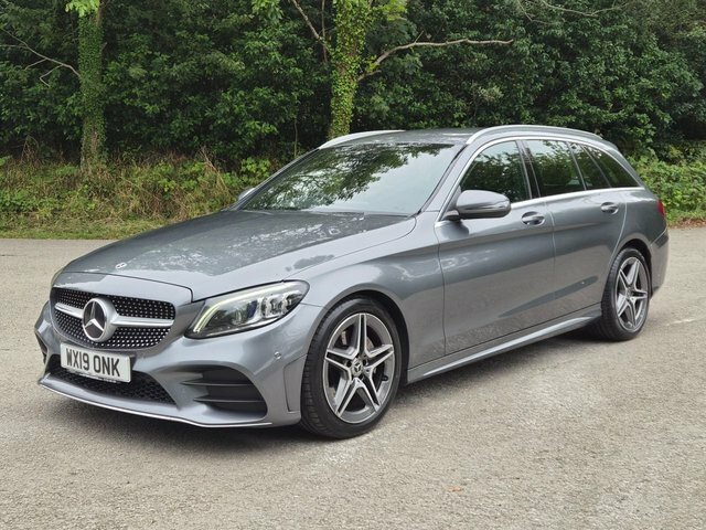 Mercedes-Benz C Class 2019 2.0 C220d Amg Line Premium Estate Diese Grey #2