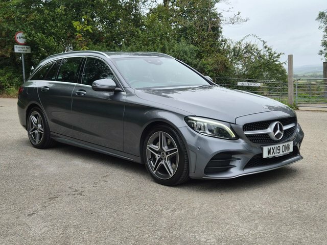 Mercedes-Benz C Class 2019 2.0 C220d Amg Line Premium Estate Diese Grey